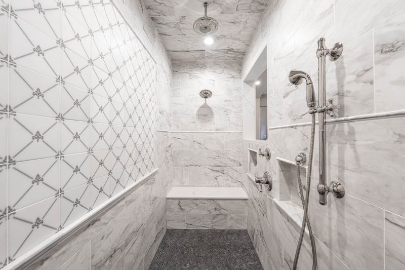 Elegant Bathroom with Custom Tile Work
